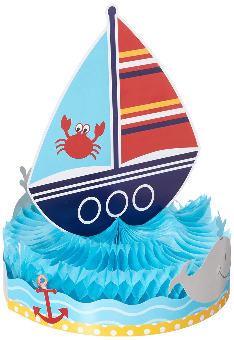 Creative Converting Honeycomb Centerpiece, 12"" x 9"", Multicolor - Image 2